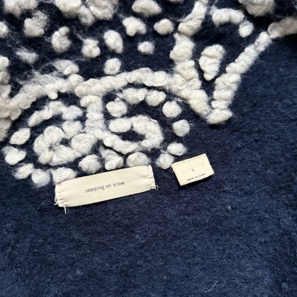 Anthropologie Sleeping on Snow First Snow cardigan size large - Picture 4 of 7